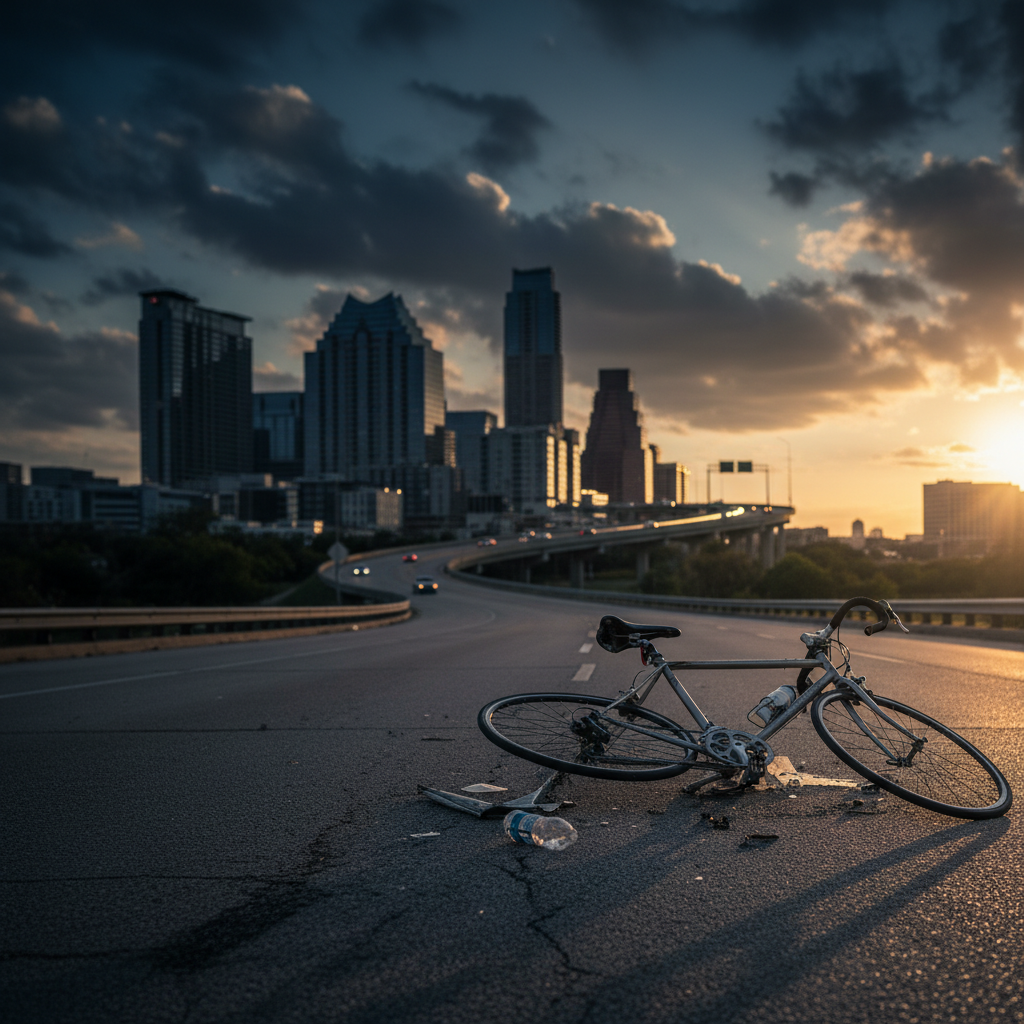 Bicycle Accident Austin case scene — HurtMatch connects injured Texans to personal injury attorneys