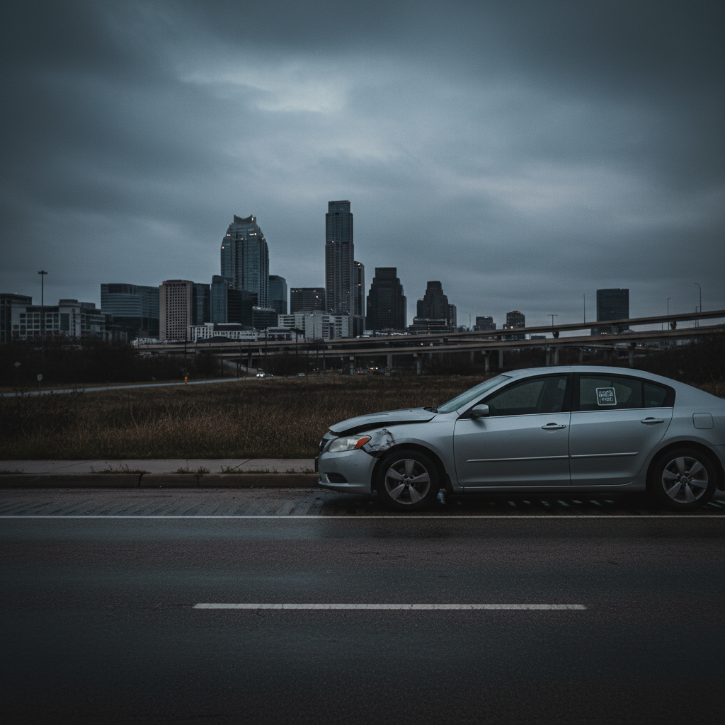 Uber Lyft Accident Austin case scene — HurtMatch connects injured Texans to personal injury attorneys