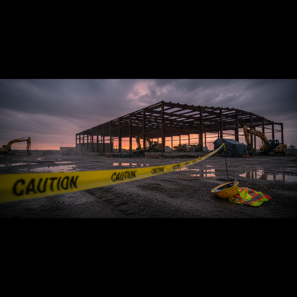 Construction Accident case scene — HurtMatch connects injured Texans to personal injury attorneys