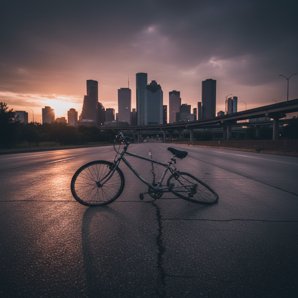 Bicycle Accident Houston case scene — HurtMatch connects injured Texans to personal injury attorneys