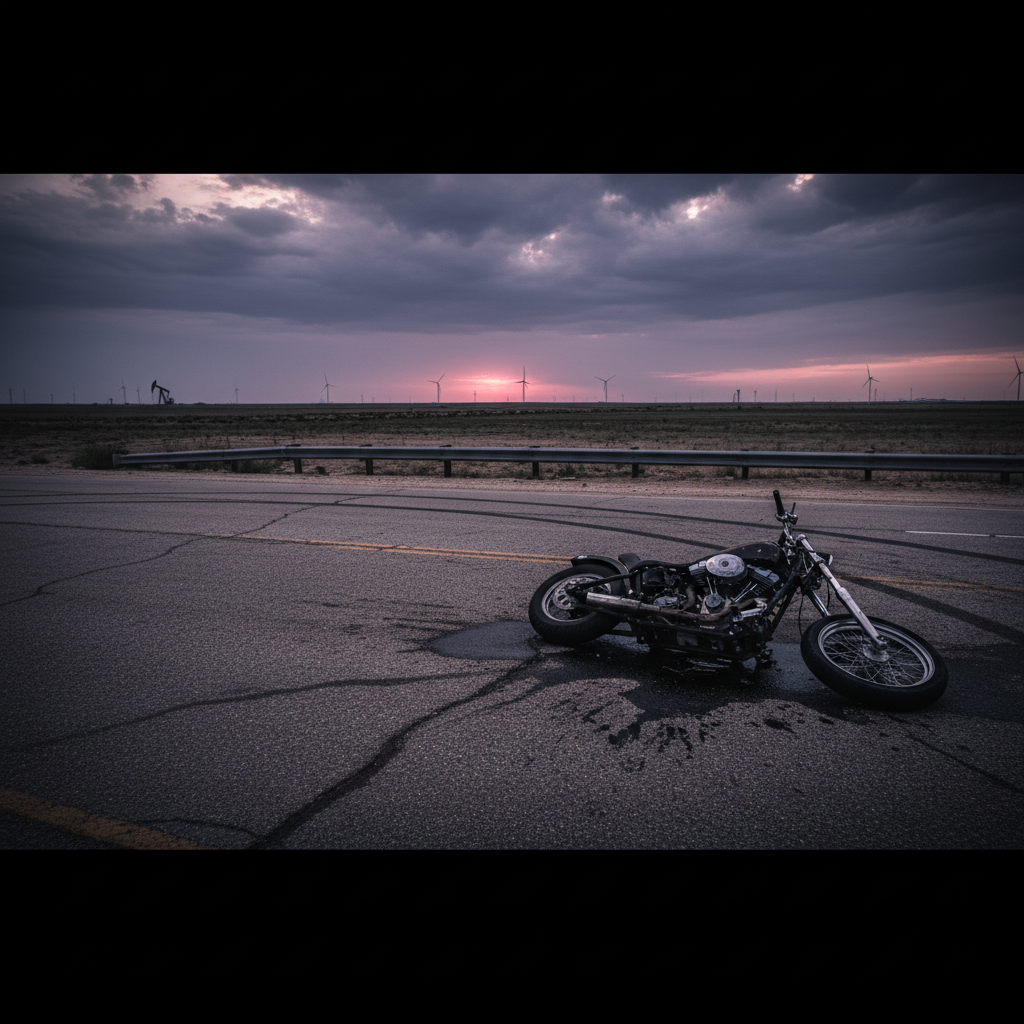 Motorcycle Accident case scene — HurtMatch connects injured Texans to personal injury attorneys
