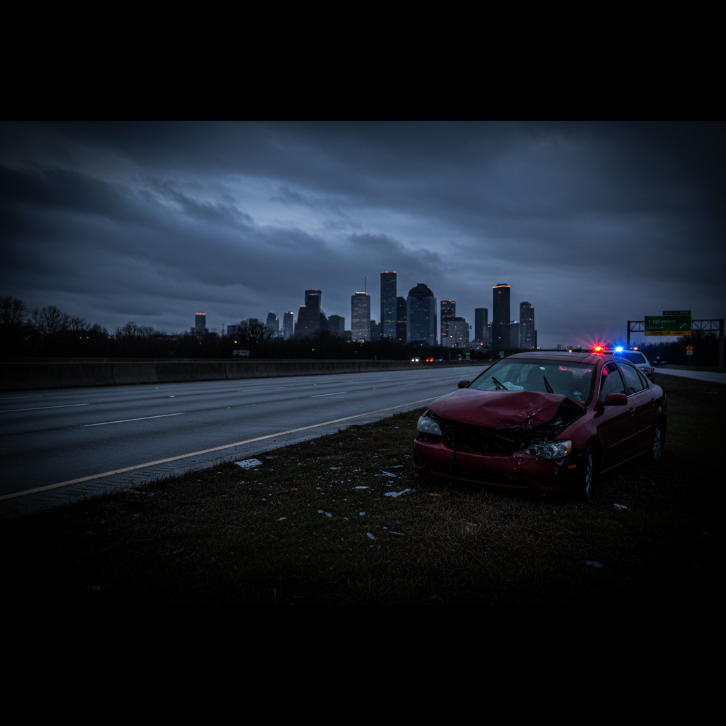 Sinkhole Crash Northwest Harris County 2 Hospitalized — HurtMatch news incident coverage for Texas injury victims